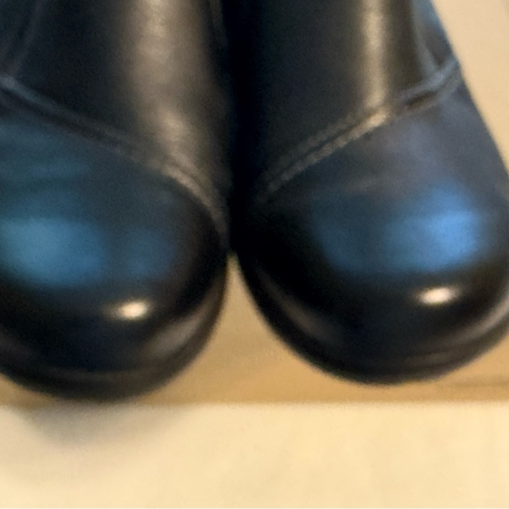 New in box Clark’s Carleigh Ray Black Leather Women’s Shoes. Size 11 Medium - Picture 6 of 8